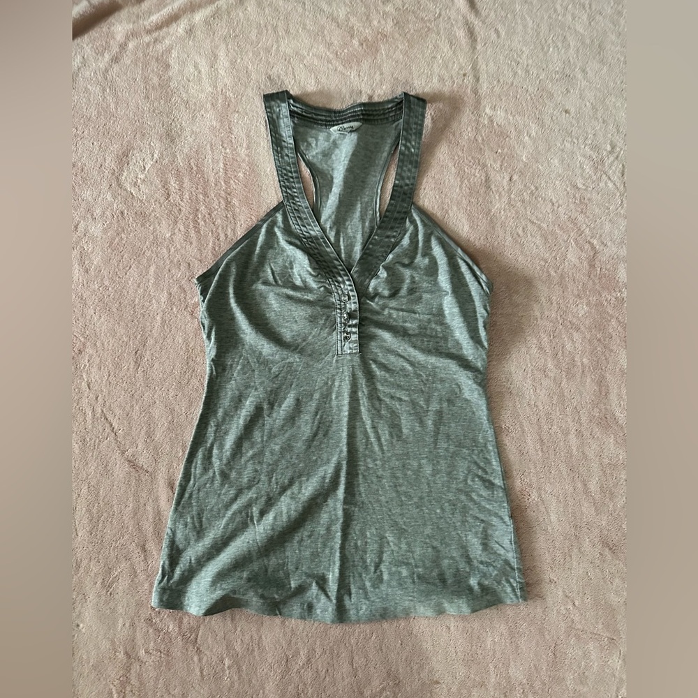 Guess Gray Racerback Tank Top